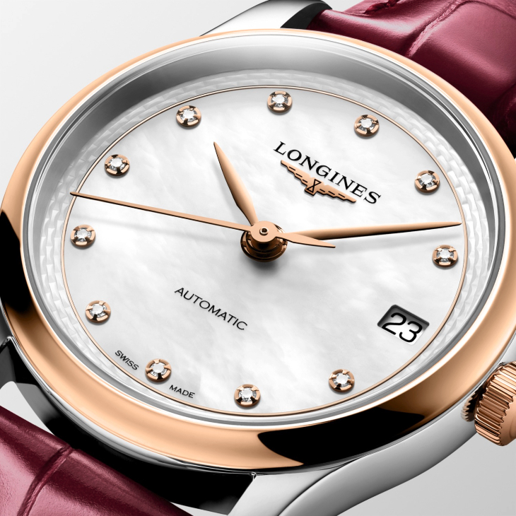 LONGINES - MASTER - L2.950.4.93.2 - 經典麥穗紋全面進化！LONGINES Master系列三針日期錶四尺寸登場