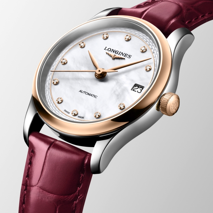LONGINES - MASTER - L2.950.4.93.2 - 經典麥穗紋全面進化！LONGINES Master系列三針日期錶四尺寸登場