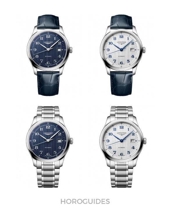 LONGINES - MASTER - L2.950.4.93.2 - 經典麥穗紋全面進化！LONGINES Master系列三針日期錶四尺寸登場