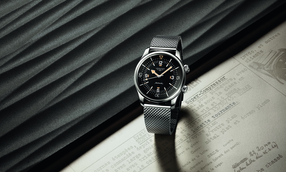LONGINES - HERITAGE - L3.795.4.59.9 - 回溯1959年，向Legend Diver原型致敬｜Longines Legend Diver 59