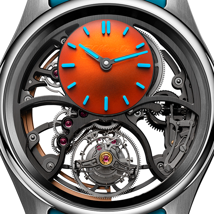 H. MOSER & CIE - PIONEER - 3201-1202 - 色彩衝擊的極限操作：H. Moser開拓者Spiced Aqua系列亮相
