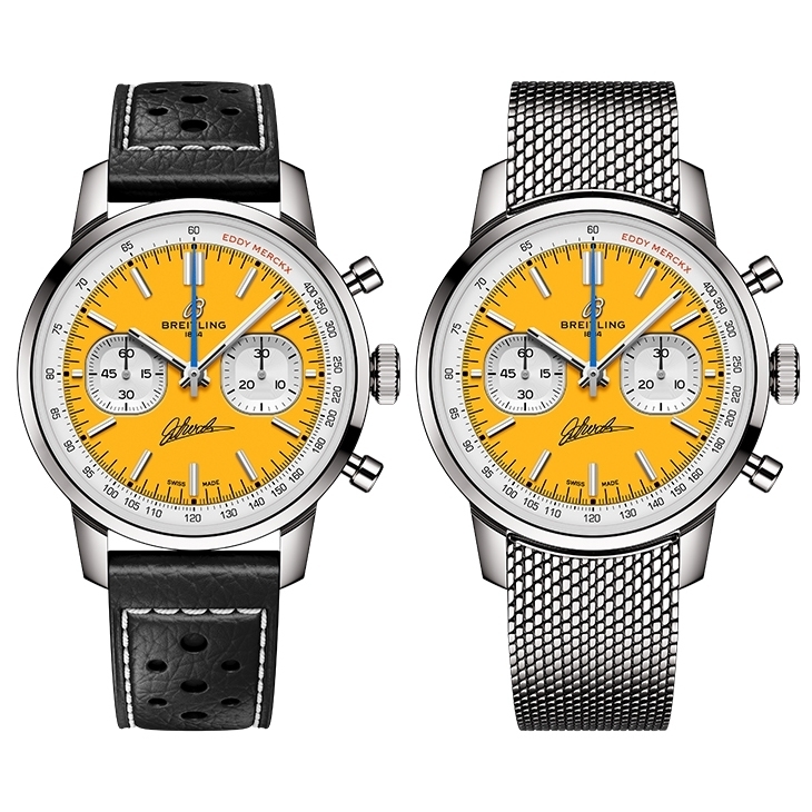 BREITLING - TOP TIME - AB01762C1I1X1 - 百年靈 Top Time B01 Eddy Merckx 限量版：向自行車傳奇致敬