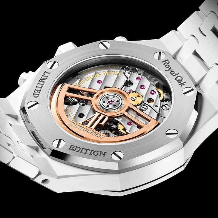AUDEMARS PIGUET - ROYAL OAK - 26450CB.OO.1356CB.02 - 小威廉絲親自參與設計！愛彼推出白陶瓷皇家橡樹計時碼錶，限量500只