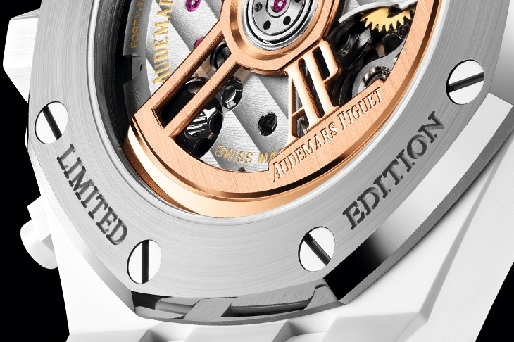 AUDEMARS PIGUET - ROYAL OAK - 26450CB.OO.1356CB.02 - 小威廉絲親自參與設計！愛彼推出白陶瓷皇家橡樹計時碼錶，限量500只