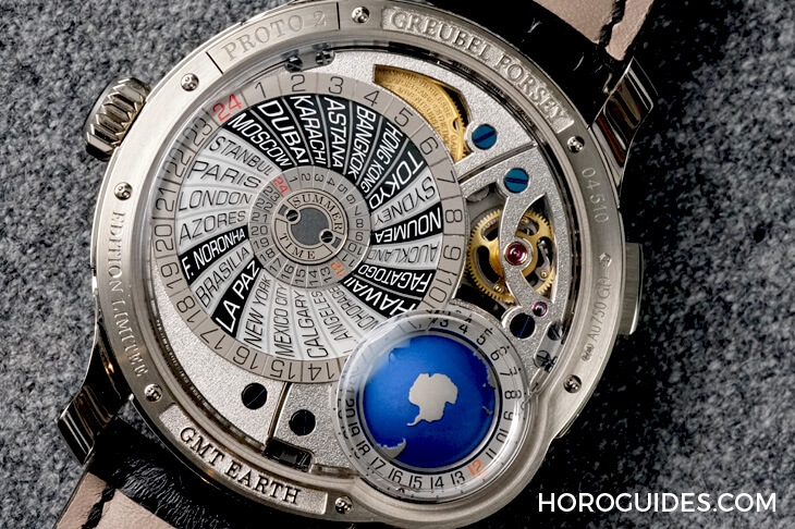 GREUBEL FORSEY - GMT - （Earth） - 世界時區怎麼看？GF GMT Earth直接做出一顆地球！