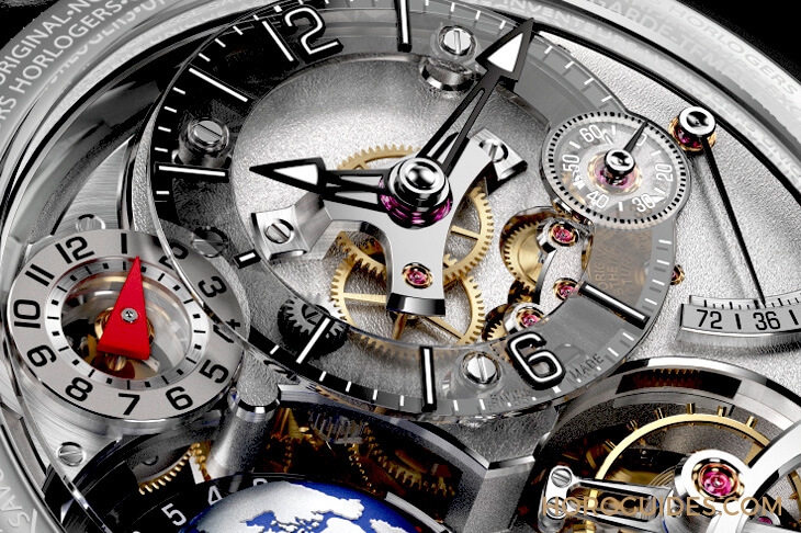 GREUBEL FORSEY - GMT - （Earth） - 世界時區怎麼看？GF GMT Earth直接做出一顆地球！