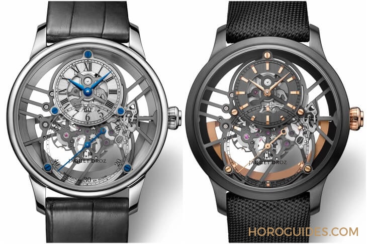 JAQUET DROZ - GRANDE SECONDE - J003523240 - 280週年JAQUET DROZ更現代，招牌大秒針第一次做鏤空錶