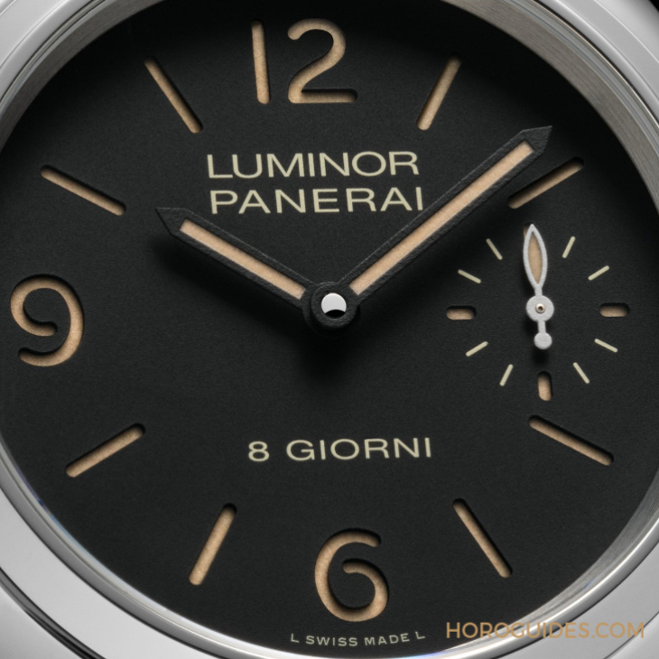 PANERAI - LUMINOR - PAM01655 - PANERAI 經典左冠再現:Luminor Destro Otto Giorni PAM01655 全新登場