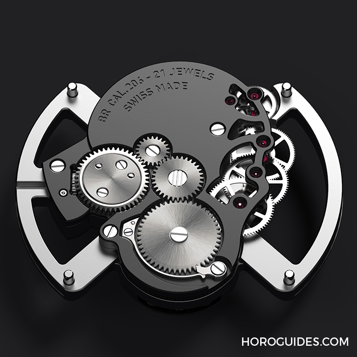BELL & ROSS - INSTRUMENTS - BR01-SKULL-SK-ST -  BELL&ROSS上鍊的黑色幽默，BR 01 Laughing Skull笑看死亡的骷髏