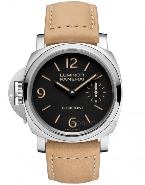 PANERAI - LUMINOR - PAM01655 - PANERAI 經典左冠再現:Luminor Destro Otto Giorni PAM01655 全新登場