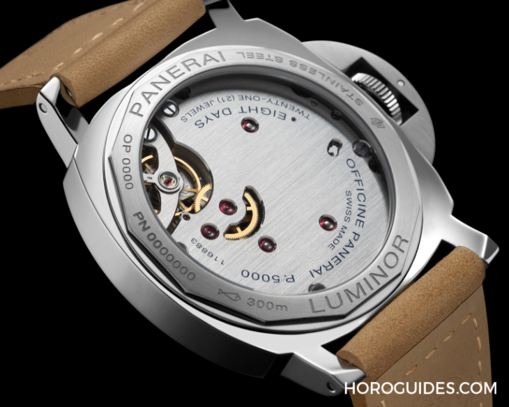 PANERAI - LUMINOR - PAM01655 - PANERAI 經典左冠再現:Luminor Destro Otto Giorni PAM01655 全新登場