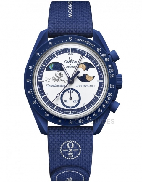 SWATCH - BIOCERAMIC - SO33N702L - 一日限定的SWATCH史努比再次登場！MoonSwatch新款「爆米花月」