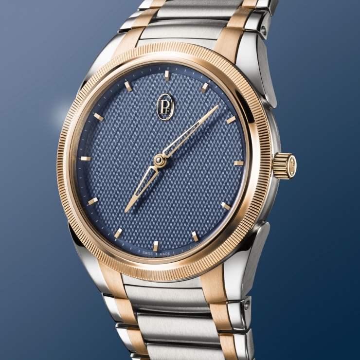 PARMIGIANI FLEURIER - TONDA - PFC914-1020022-100182 - 以石灰藍演繹極簡奢華|PARMIGIANI FLEURIER全新Tonda PF Micro-Rotor No Date雙色腕錶