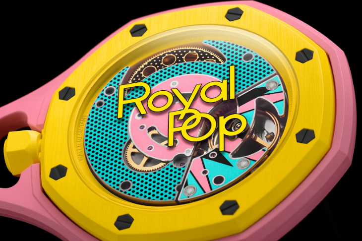 SWATCH - Royal Pop - SSX03L100N - 誰說皇家橡樹一定高不可攀？Swatch × AP 聯名懷錶平價登場，好玩度直接破表！