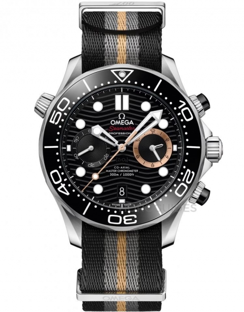 OMEGA - SEAMASTER - 210.32.44.51.01.002 - 007首款海馬計時碼錶誕生!歐米茄海馬潛水300米《007:黎明曙光》計時腕錶