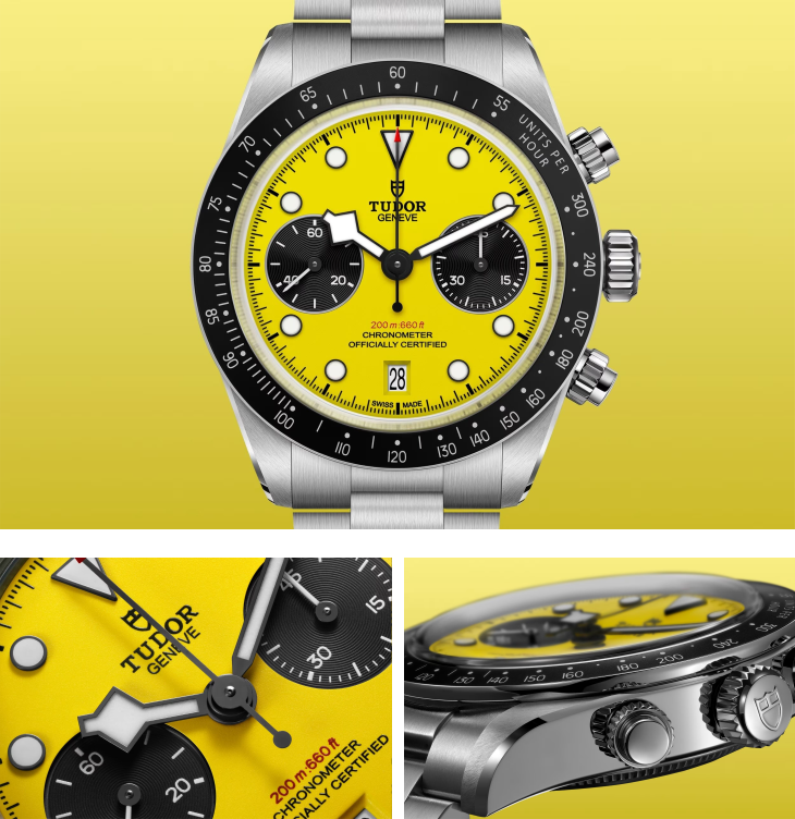 TUDOR - BLACK BAY - M79310N-0001 - 更小、更薄、更搶眼!帝舵 Black Bay Chrono 39 大黃蜂的技術與美學