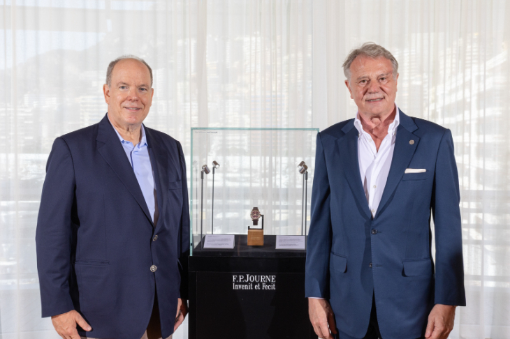 F.P.JOURNE - FONDATION PRINCE ALBERT II - CHRONOGRAPHE FONDATION PRINCE ALBERT II DE MONACO PIECE UNIQUE - 少了飛返，為何更值得關注？F.P. Journe全新慈善孤品計時碼錶