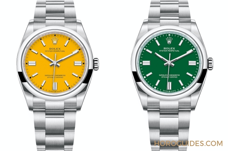 ROLEX - OYSTER PERPETUAL - 124300-0004 - 五彩繽紛！勞力士Oyster Perpetual 36一次推出五款新作