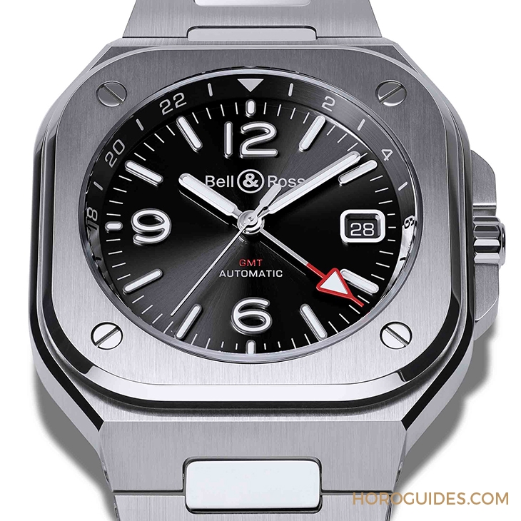 BELL & ROSS - INSTRUMENTS - BR05G-BL-ST/SST - 都會菁英的理想旅伴|BELL & ROSS BR 05 GMT