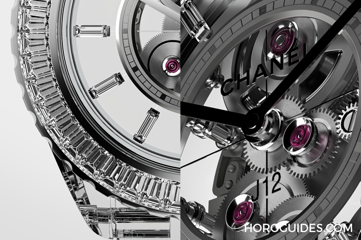 CHANEL - J12 - H6825 - 創意至上背後的工藝精隨｜CHANEL Caliber 3.1機芯的透明美學
