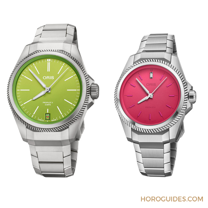 ORIS - PROPILOT - 01 531 7796 4158-07 8 17 05LC - 想追的來!華麗巨星Miss Piggy和你捉迷藏|Oris ProPilot X Miss Piggy特別版腕錶