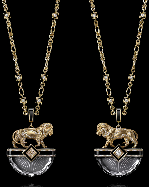 CHANEL - 高級鐘錶 - （Diamonds Astroclock座鐘） - 以獅形雕塑守護時間｜CHANEL The Lion of Mademoiselle系列時計