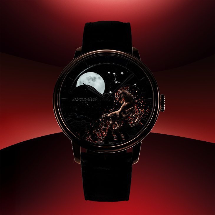 ARNOLD & Son - PERPETUAL MOON - 1GLBR.Z11A.C1293A - 火馬奔騰｜Arnold & Son Perpetual Moon馬年限量腕錶