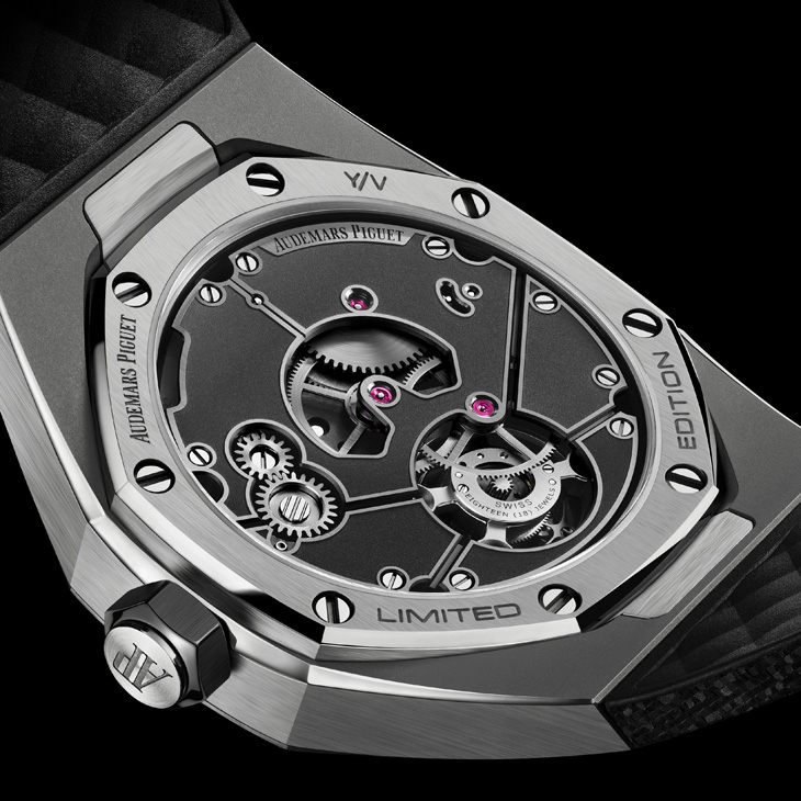 AUDEMARS PIGUET - ROYAL OAK CONCEPT - 26643TI.OO.D002CA.01 - 以潮流能量再探前衛製錶邊界:愛彼皇家橡樹概念系列飛行陀飛輪腕錶Yoon與Verbal聯名限量版