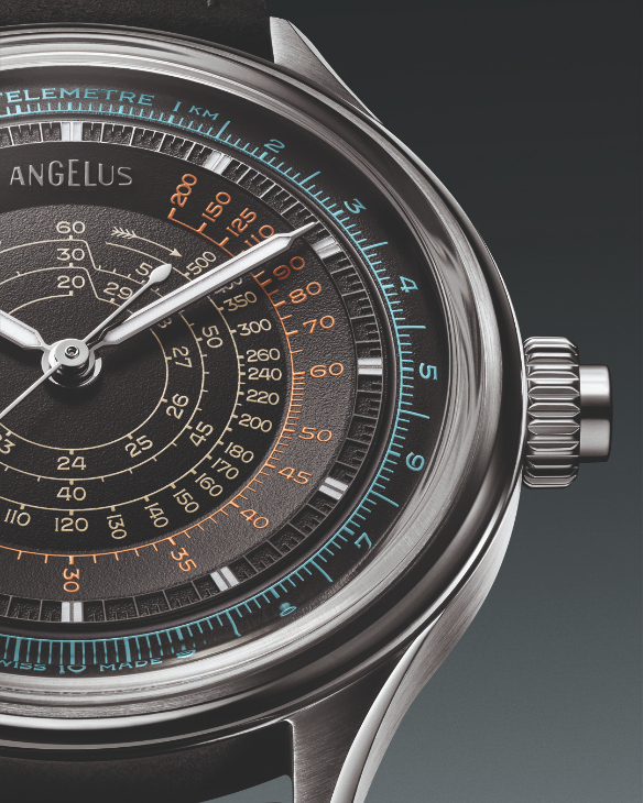 ANGELUS - LA FABRIQUE - OCHDS.B01A.V1476S - 三重測量刻度,復古精密美感|Angelus Instrument de Mesures限量腕錶