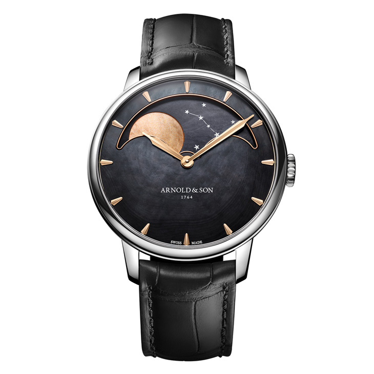 ARNOLD & Son - PERPETUAL MOON - 1GLBS.M03A.C263S - 藍月、金月與紅月,Arnold & Son月相腕錶Colours of the Moon限量版捕捉月色變化