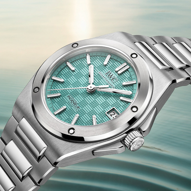 IWC - INGENIEUR - IW324902 - 捕捉夏日淺水光彩｜全新「Pool」面盤，IWC Ingenieur工程師自動腕錶35