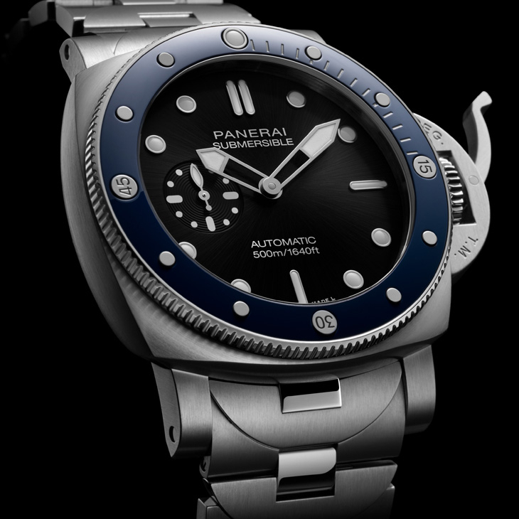 PANERAI - SUBMERSIBLE - PAM01756 - 44毫米Submersible首見金屬鍊帶款｜Panerai Submersible系列腕錶 PAM01756