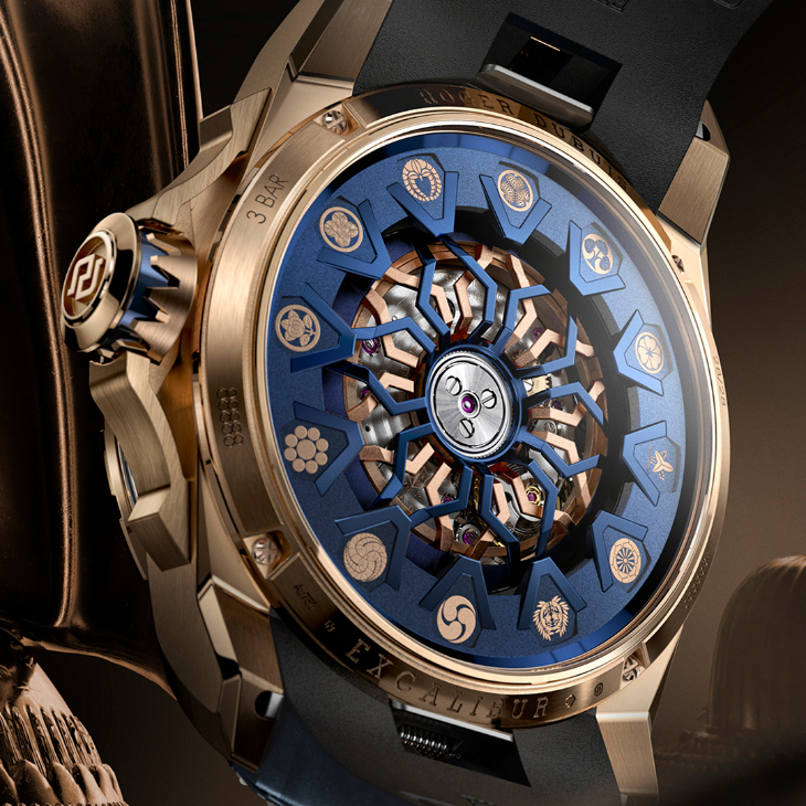 ROGER DUBUIS - EXCALIBUR - DBEX1139 - 圓桌騎士名場面移師江戶城，戰國群雄披甲入席｜Roger Dubuis王者系列日本武士限量腕錶
