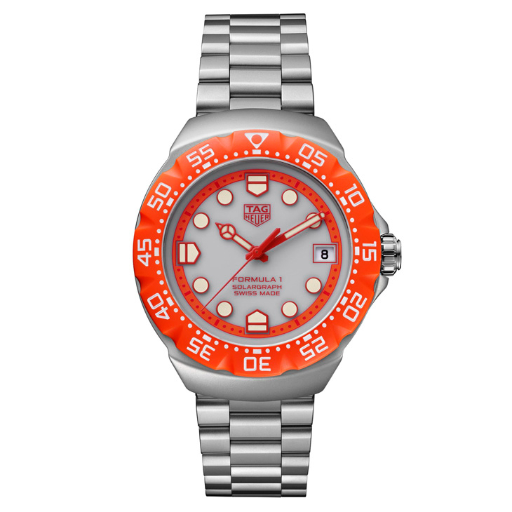 TAG HEUER - FORMULA 1 - WBY111L.BA0042 - 荷蘭橘，見證F1荷蘭大獎賽最終回｜TAG Heuer Formula 1 Solargraph腕錶焰橘限量款