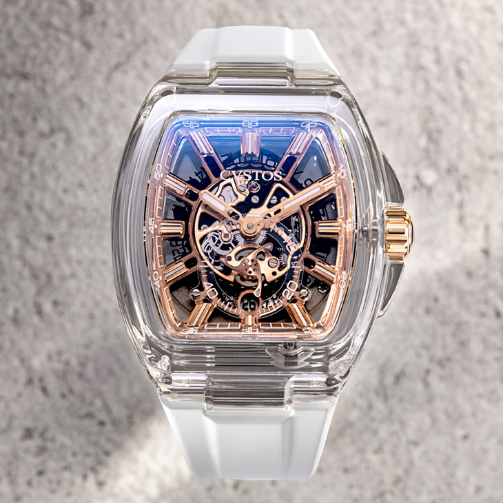 CVSTOS - METROPOLITAN - （Metropolitan PS Skeleton Sapphire SHH） - 突破材質邊界，形塑通透視野｜CVSTOS 2026新作的極限製錶美學