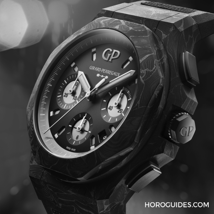 GIRARD-PERREGAUX - LAUREATO - 81060-41-3222-1CX - 令人驚「碳」 創新複合材質新錶登場｜GP Laureato Absolute Chronograph 8Tech