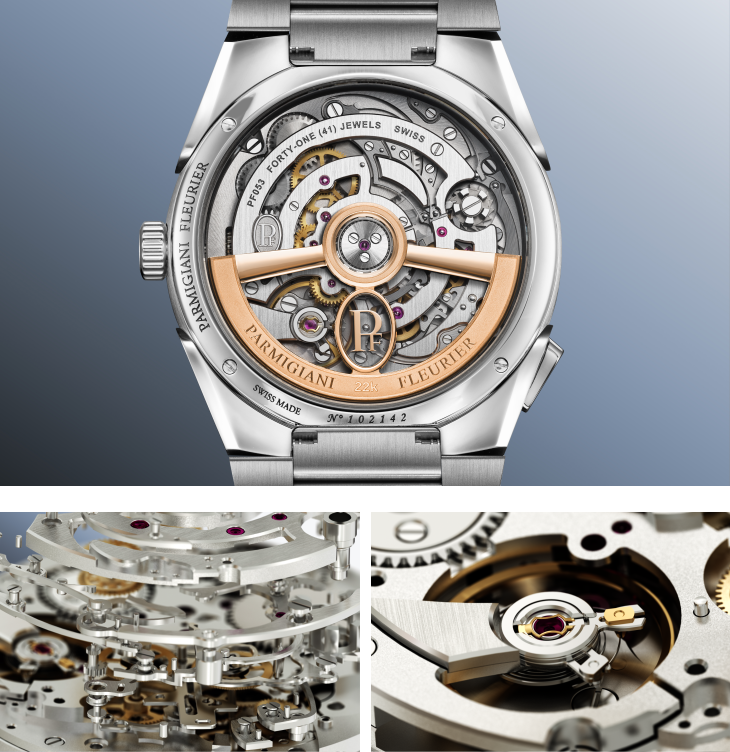 PARMIGIANI FLEURIER - TONDA - PFC908-1020001-100182 - 計時指針隱身術!PARMIGIANI FLEURIER首創Tonda PF單按鈕三離合計時碼錶與精彩新作介紹