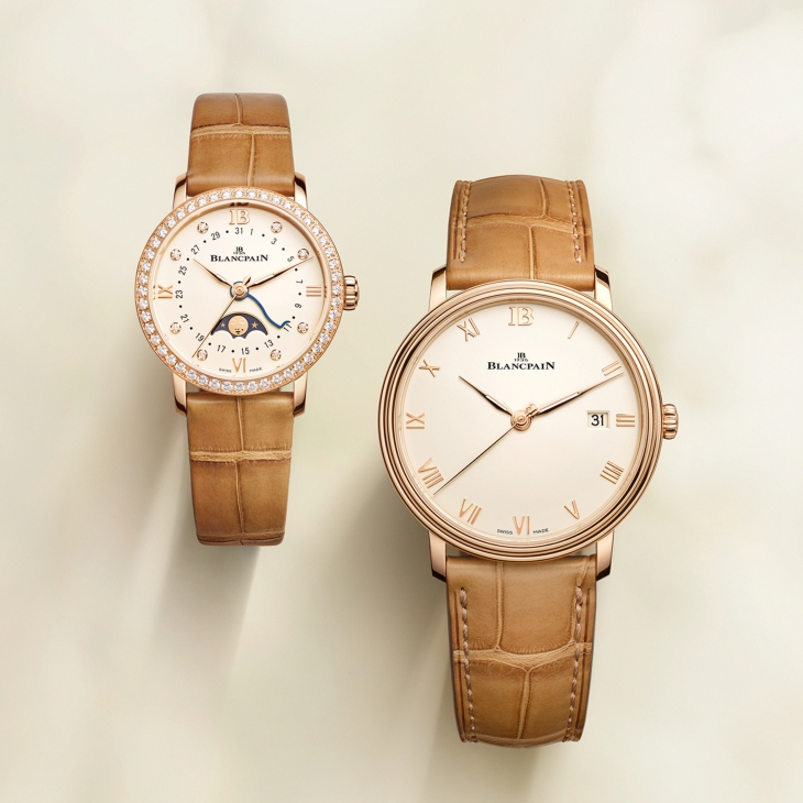 BLANCPAIN - VILLERET - 6224N-1135-55B - 精巧尺寸再解鎖!BLANCPAIN 寶珀 Villeret Ultraplate 擴充 38mm 新款,29.2mm 精緻月相同步列陣